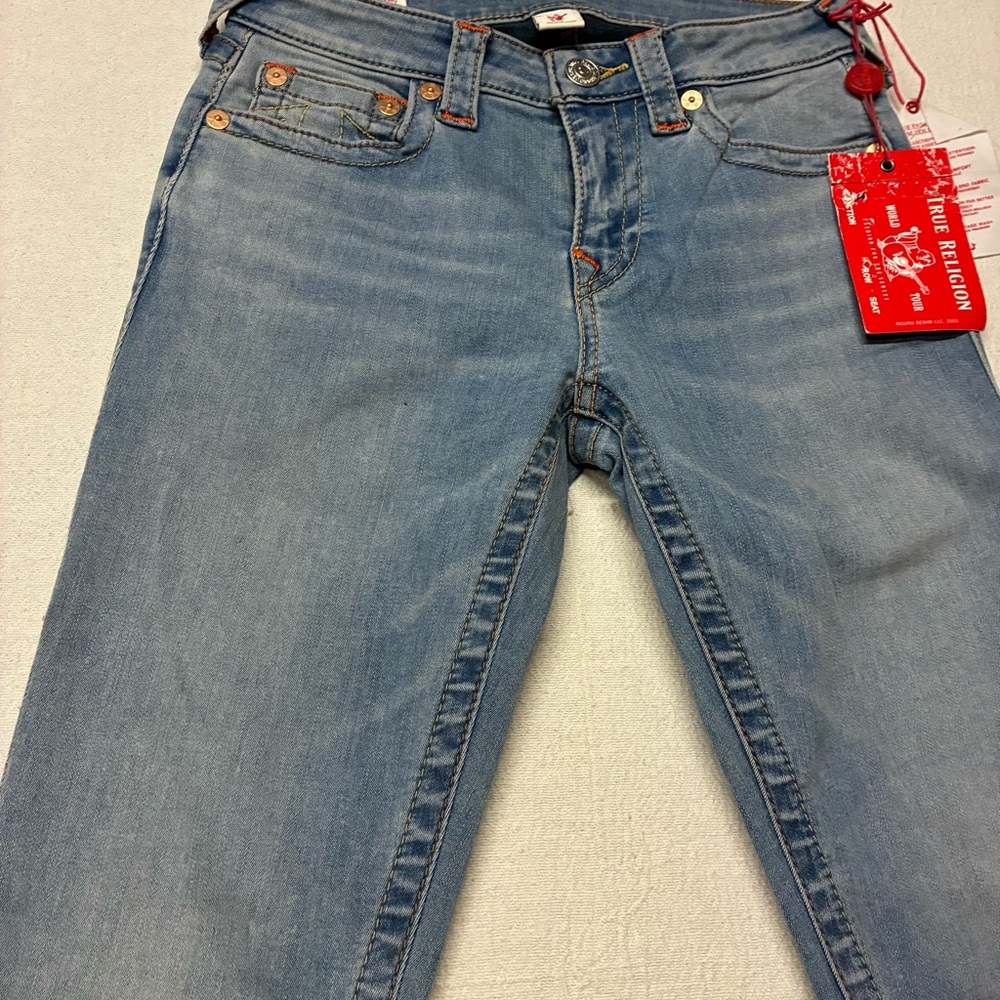NWT True Religion Women Blue Jeans Size 27 Jennie Curvy Skinny - Picture 7 of 16